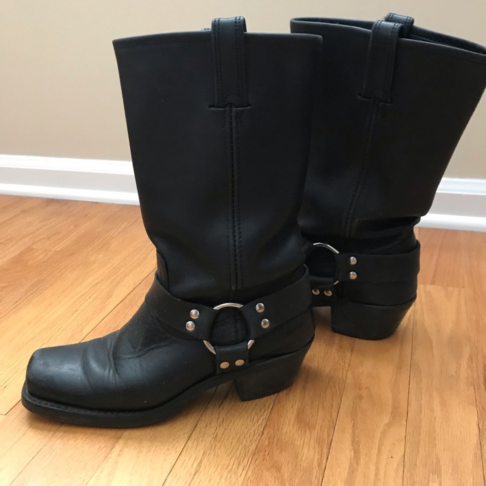 Frye harness boots